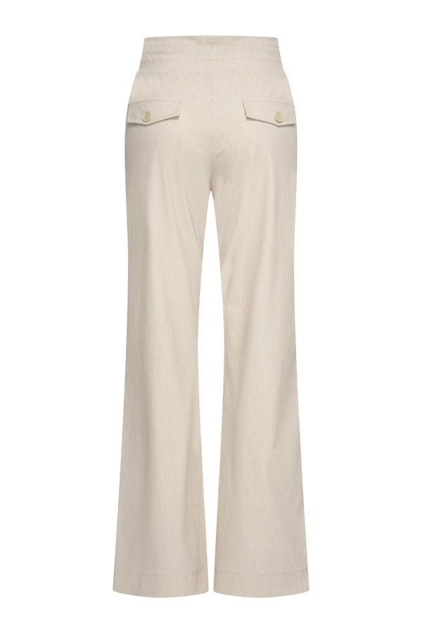 Mi Piace - Trousers Straight Heavy Structure Print - Kit