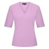 Mi Piace - T Shirt V Neck - Milky Lilac