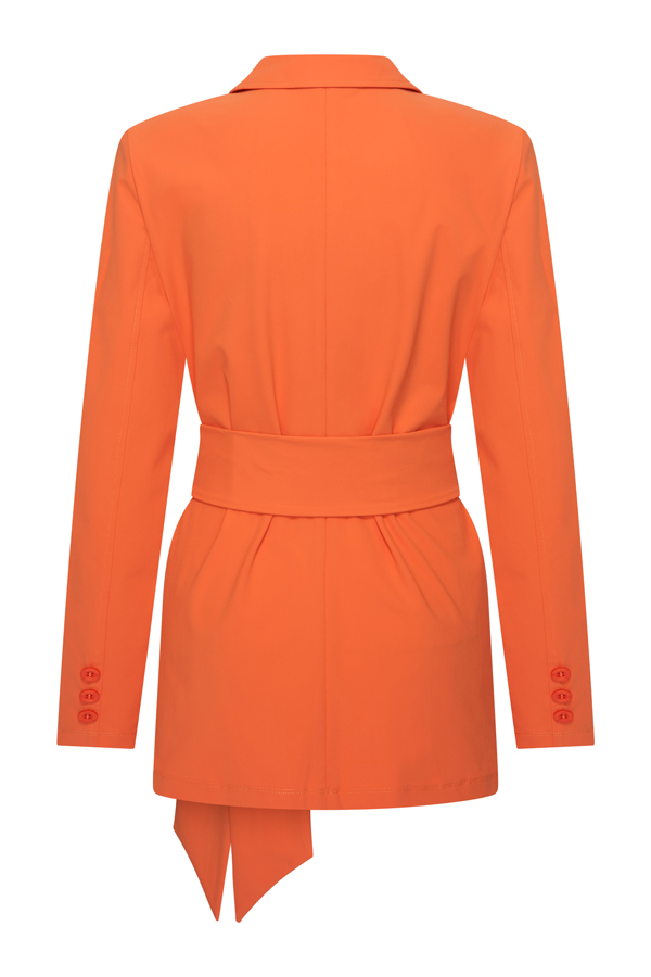 Mi Piace - Blazer Belted - Orange