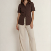 Mi Piace - Trousers Straight Heavy Structure Print - Kit