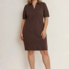 Mi Piace - Polo Dress - Espresso