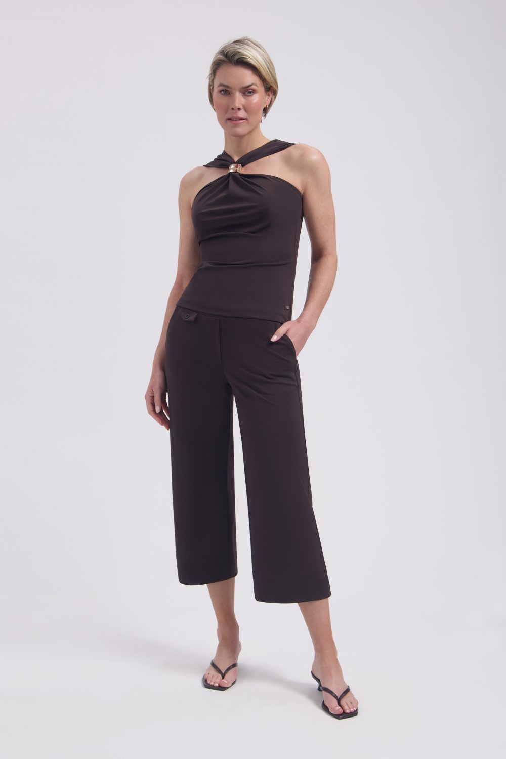 Lady Day - Micky Travel Trousers - Dark Brown