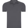 Mi Piace Heren - Men Polo Shirt - Dark grey