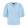 Lady Day - Amie-V Travelstof Top - Baby blue