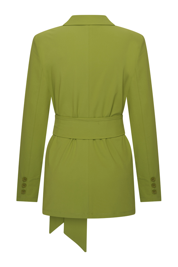 Mi Piace - Blazer Belted - Turtle Green | Morgen in huis!