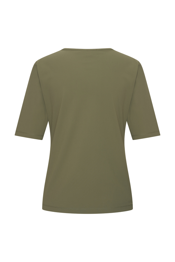 Mi Piace - T Shirt Lace - Olive | Morgen in huis!