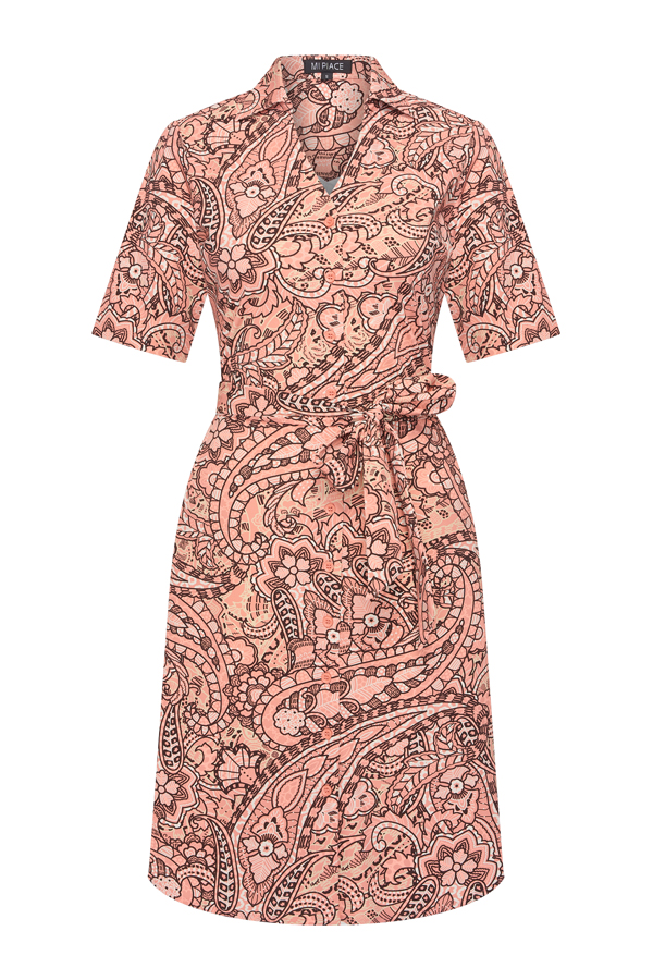 Mi Piace - Jurk V Neck - Summer Paisley Print | Morgen in huis!