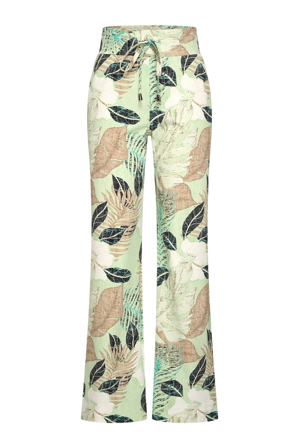 Mi Piace - Broek Straight - Botanical Print | Morgen in huis!