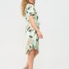 Mi Piace - Dress Short Sleeves Botanical Print - Pistachio Print | Morgen in huis!