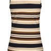 Mi Piace - Hemd - Summer Stripe Print Black
