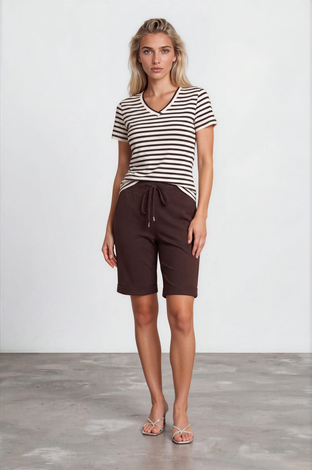 Mi Piace - Bermuda Shorts - Espresso