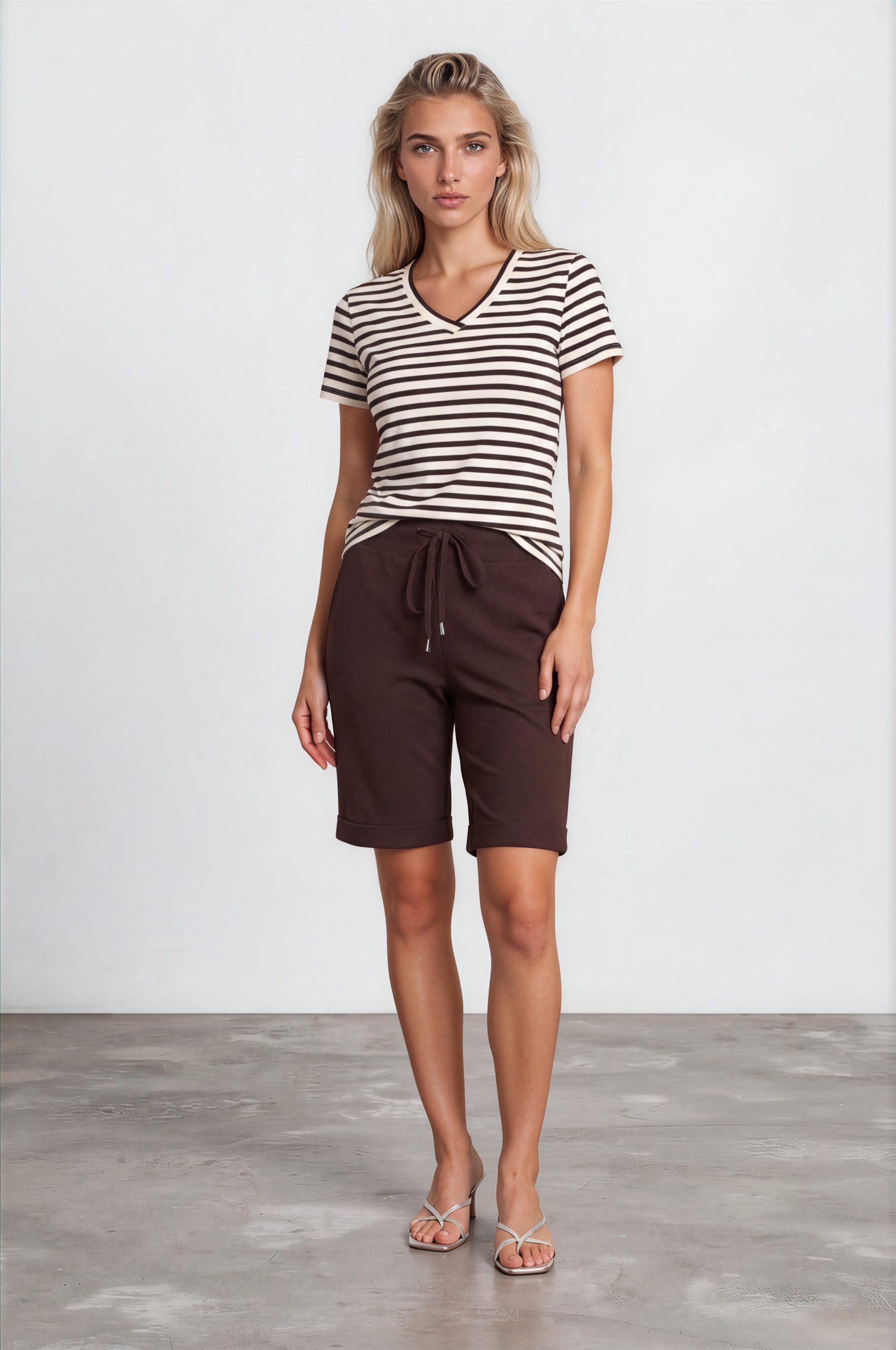 Mi Piace - Bermuda Shorts - Espresso