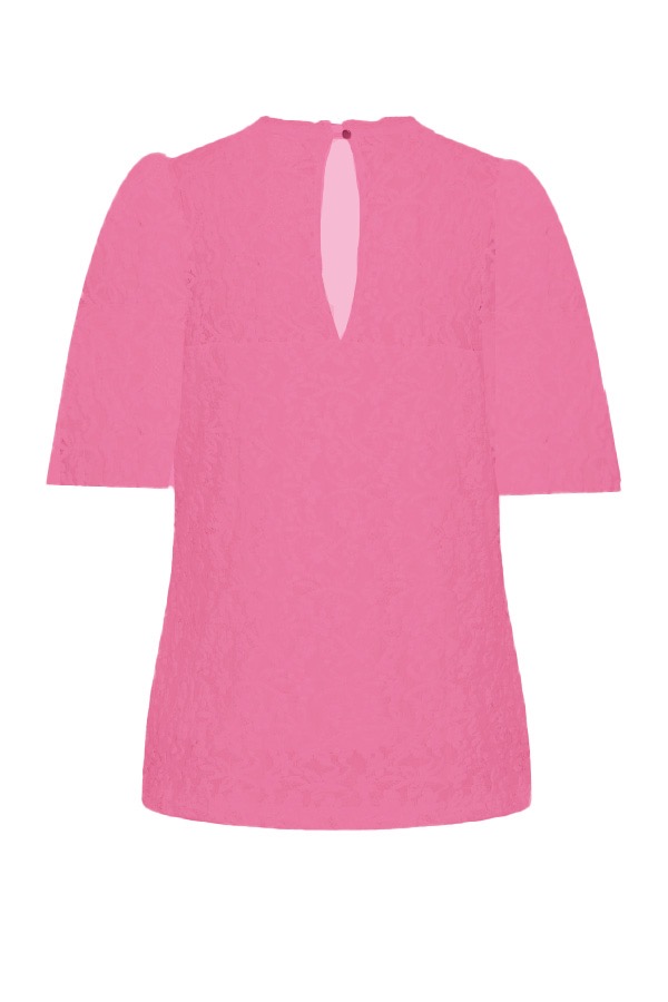 Mi Piace - Top Lace Short Sl. - Rose