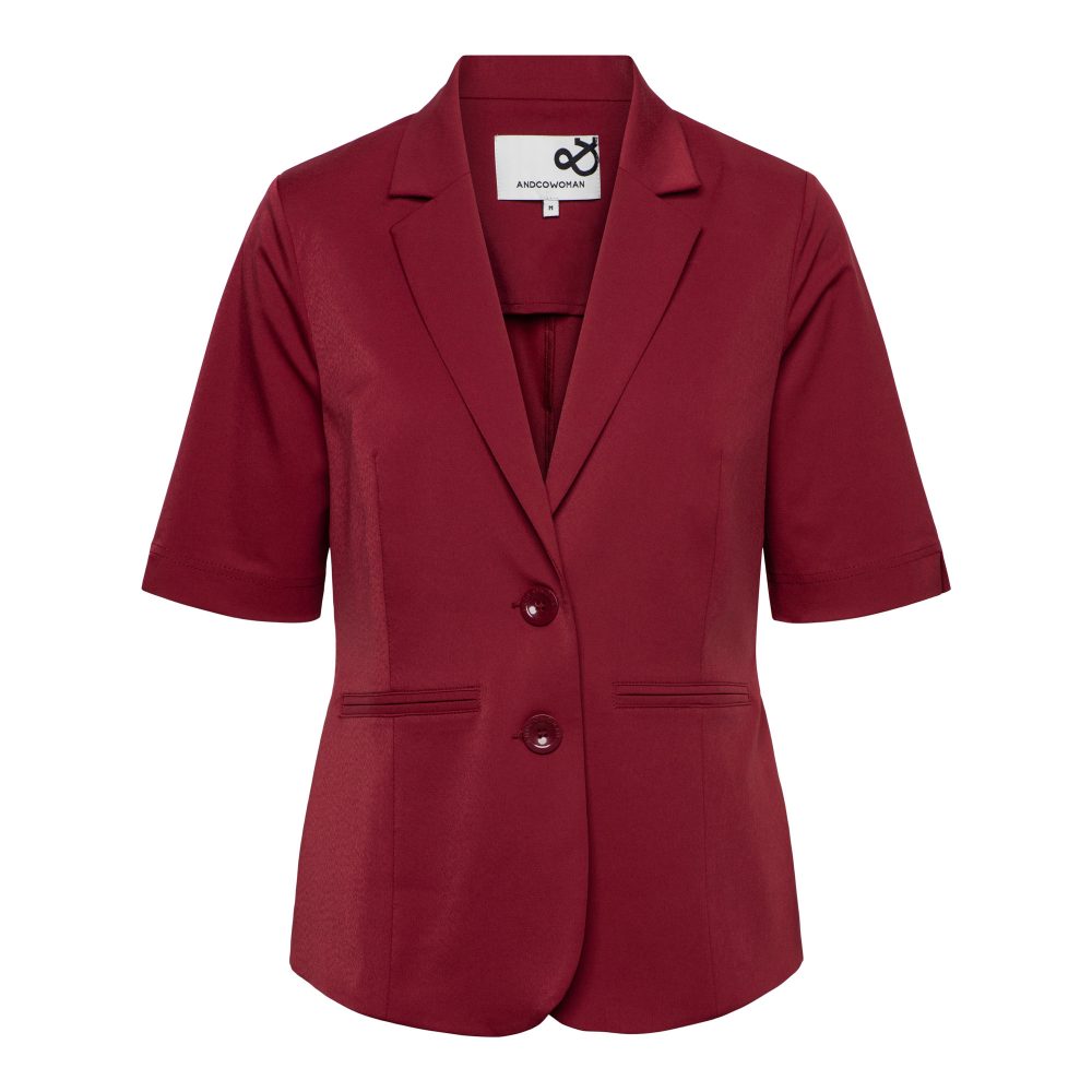 &Co Woman - Phileine Ss Travel - Claret