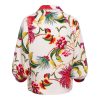 &Co Woman - Marijke Flower - Claret multi