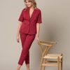 &Co Woman - Parella 7/8 Travel - Claret