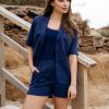 &Co Woman - Phileine Ss Travel - Blue