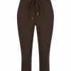 Mi Piace - Broek Capri - Espresso