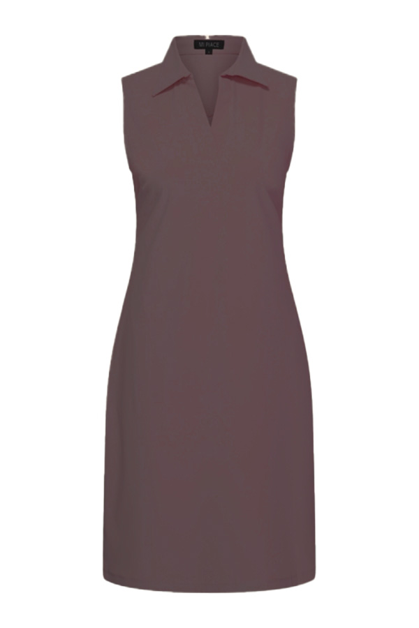 Mi Piace - Dress Sleeveless - Espresso