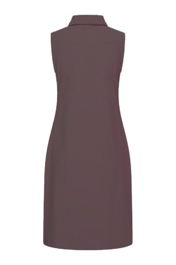 Mi Piace - Dress Sleeveless - Espresso
