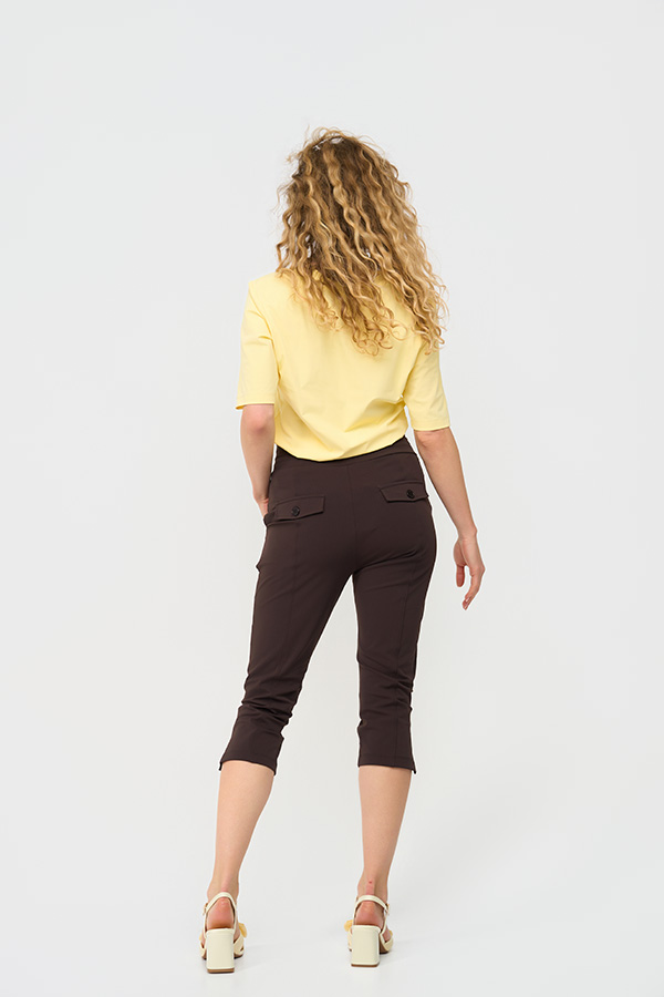 Mi Piace - Pirate Trousers Slit - Espresso
