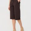 Mi Piace - Bermuda Overknee Shorts - Espresso