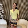 Mi Piace - Bermuda Ikat Stripe Print - Espresso | Morgen in huis!