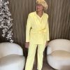 Mi Piace - Broek Straight - Lemon Yellow | Morgen in huis!