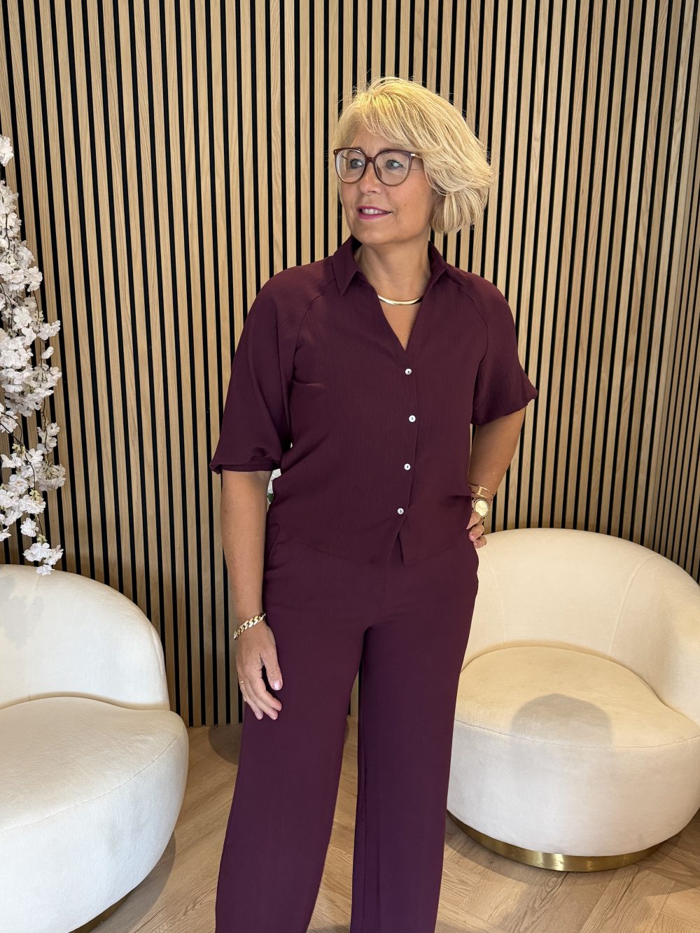 &Co Woman - Marijke - Plum | Morgen in huis!