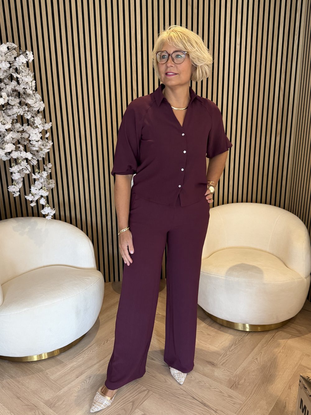 &Co Woman - Julie - Plum | Morgen in huis!