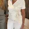 Kimara - Viola Top - Bianco | Morgen in huis!