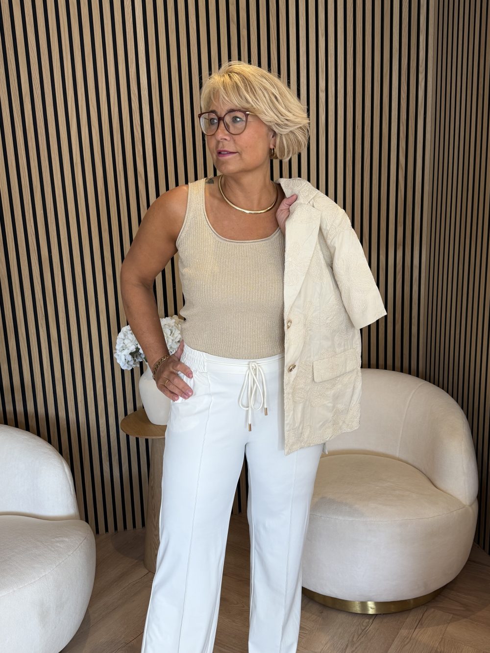 Alternative view of Kimara - Nissi Blazer - Beige