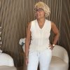 Kimara - Lanette Top - Creme | Morgen in huis!