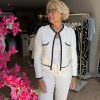 Kimara – Caar Cardigan 2 – White