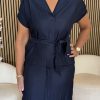 Kimara - Elin Dress - Dark Blue | Morgen in huis!
