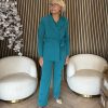 Mi Piace - Broek Straight - Everglade / Mi Piace - Blazer Belted - Everglade
