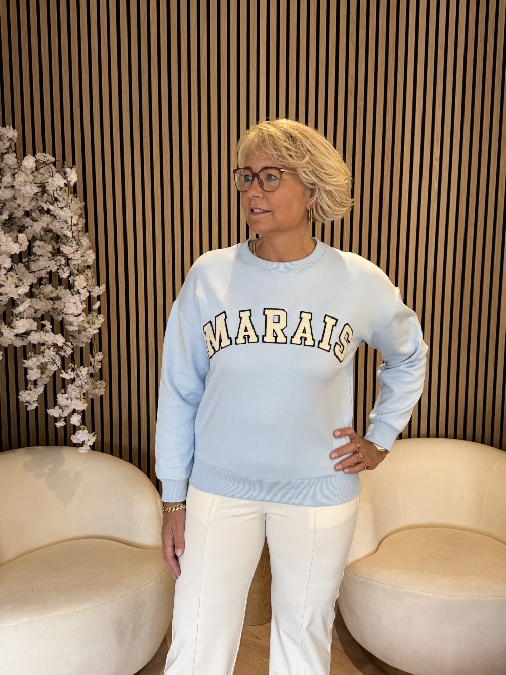 Lady Day - Marais Sweater - Baby Blue