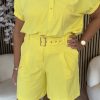 Lady Day - Beverly Travel Trousers - Yellow
