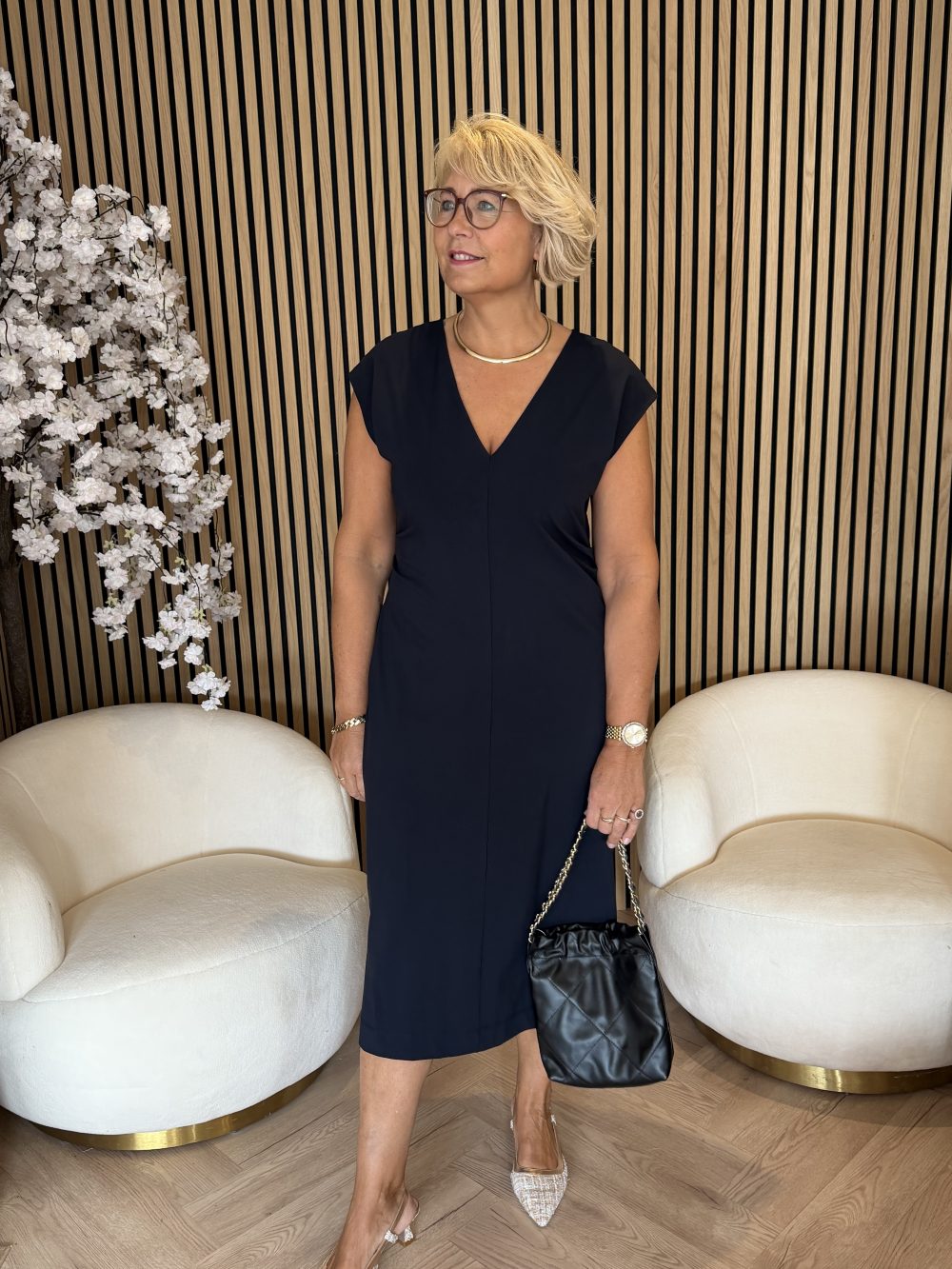 Lady Day - Doris Travel Dress - Navy