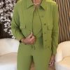 Mi Piace - Jacket Cropped - Turtle Green