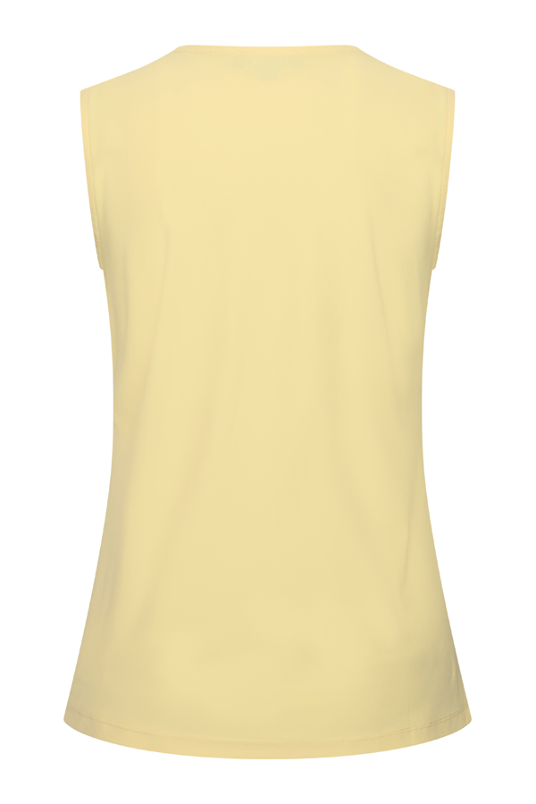 Mi Piace - Top Mouwloos - Lemon Yellow