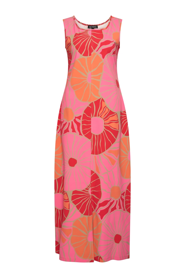 Mi Piace - Singlet Dress Desert Anemone Print - Coral