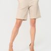 Mi Piace - Bermuda Linnen Structure Print - Latte