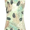 Mi Piace - Top Botanical Print - Pistachio