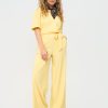 Mi Piace - Wrap Jumpsuit Heavy - Lemon Yellow