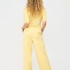 Mi Piace - Wrap Jumpsuit Heavy - Lemon Yellow