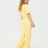 Mi Piace - Wrap Jumpsuit Heavy - Lemon Yellow