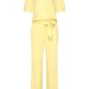 Mi Piace - Wrap Jumpsuit Heavy - Lemon Yellow