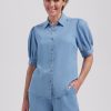 Lady Day - Alexandra Blouse - Chambray