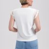 Lady Day - Lake Travelstof Top - White